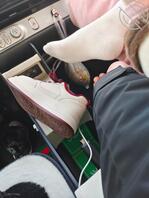 老婆的小白鞋小白袜1