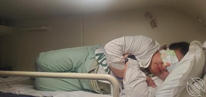 火车卧铺晒一晒连拍2