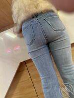 喜欢对着牛仔臀撸0