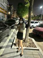 夜晚露出的女朋友0