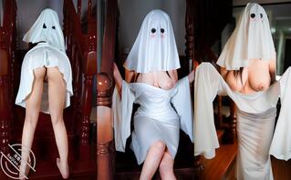 16、【原创】侵犯大奶女儿的幽灵娘服装,敏感的一碰就叫0