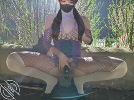 夜晚野外露出小男娘1