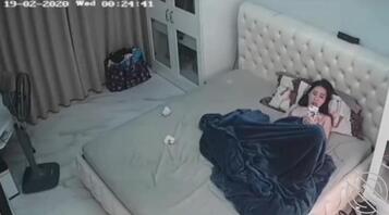 家庭 监控 摄像头偷拍自慰 042