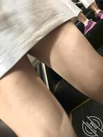 地铁站扶梯美腿，就喜欢壮实一点的2