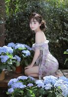 西安绣球花拍照