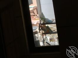 无意间拍到了教师女邻居私房照