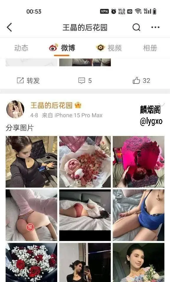 抖音百万网红 王晶 维密圈资源流出 