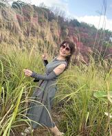 (原创)67年55岁老阿姨，可素颜出境，可美妆出行1