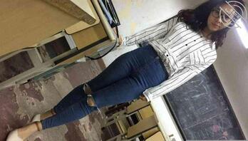 人妻小学数学老师,老公一不在就跟邻居出来开房0