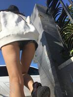 街拍爱好者&mdash;牛仔热裤月牙儿