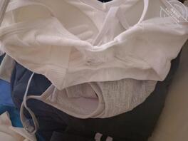 妈妈和妹妹的原味内衣  看着都硬了2