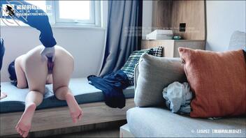 [黑猫原创] 福利送上，调教纹身学妹，超级敏感，强制高潮数次2