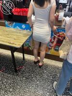 白色包臀小肥臀0