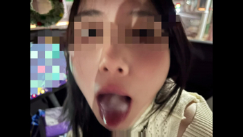 [原创]口爆特写，在车上口爆的绝对爽感