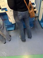 牛仔裤骚臀0