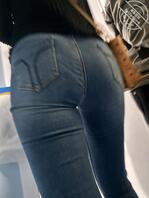 牛仔裤骚臀1