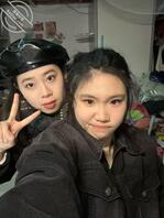 偷拍到游泳队里的一个微胖妹妹，一个班的1