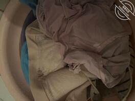 (原创-真实操妈)穿上妈妈的原味内裤,最后打飞机射上去0