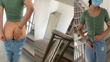 [原创] 惊险！电梯口后入了，人来人往，好刺激哦