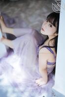 微博福利姬镜酱 《静夏之薄纱蕾丝》 写真集1