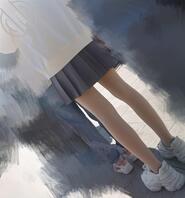 原创跟拍女大学生光腿神器