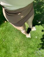 丝袜老师岚岚在野外想被大鸡吧内射，狠狠操死我，射在精盆里1