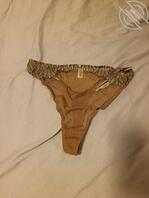 丈母娘去旅游了，在她的衣柜找了很多性感内裤，和情趣玩具。50多岁真风骚。2