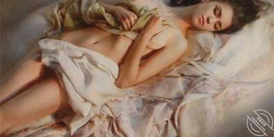 她笔下女子的肌肤白皙如雪，绝对让你心动不已1