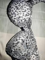 新发现妈妈的胸罩还是豹纹的，感觉好骚直接射上面1