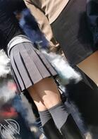 校园跟拍长靴女大学生0