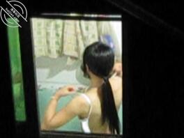 【原创】偷拍粉嫩大奶小姨子洗澡（二）1