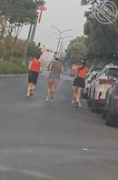 偶遇跑步同事0