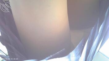 校运会抄底jk学妹0