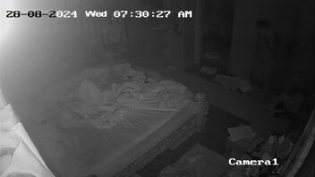 真实家庭监控摄像头