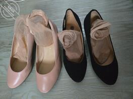 对着姐姐的骚鞋打胶1