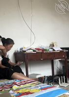 堂婶常年自己守寡。感觉性冷淡 下面一根毛都没有