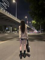 驼色开衫JK穿搭太绝了！