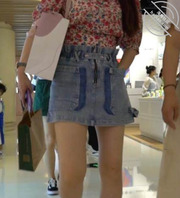 街拍走光