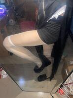 今天穿的是白丝哦1