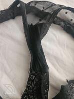 昨晚老婆穿着做爱，裆部好多淫水干了不明显，下次买个白色的，爱液痕迹会明显2