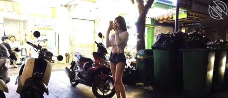 (原创)体验泰国曼谷当地的风情,已婚兼职人妻的“残废餐”2