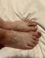 偷拍睡着的少妇，最后射脚2