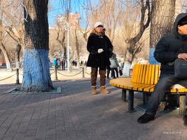 今天建国公园的老逼挺多啊，得有八九个，冬天不好拍照片有几个没拍到1