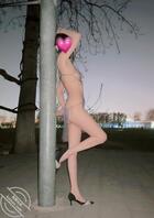 露出18，新买的透视装，骑个摩托1