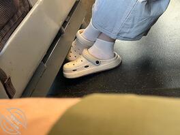 地铁上，动车上偷拍0