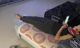 前几天偷拍的姑姑，过了40岁后越来越性感了0