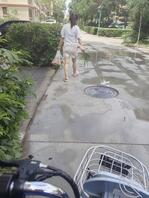 小区偶遇买菜骚逼，大屁股1