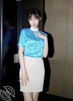 玥儿玥的蓝色丝袜1