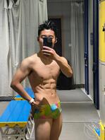 游泳训练，北体男大，热爱运动2